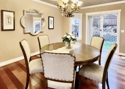 Home Staging Everett Transitional Dining Room 1